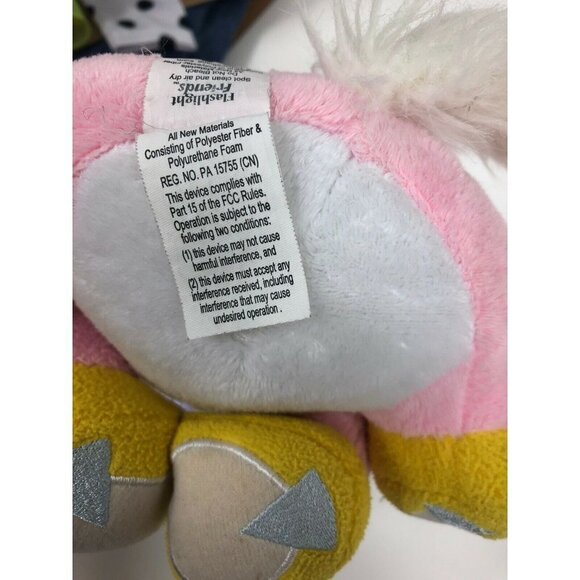Flashlight Friends UNICORN Pink White 10in Plush Bedtime Buddy Sleepover Fun '13 - Picture 6 of 8